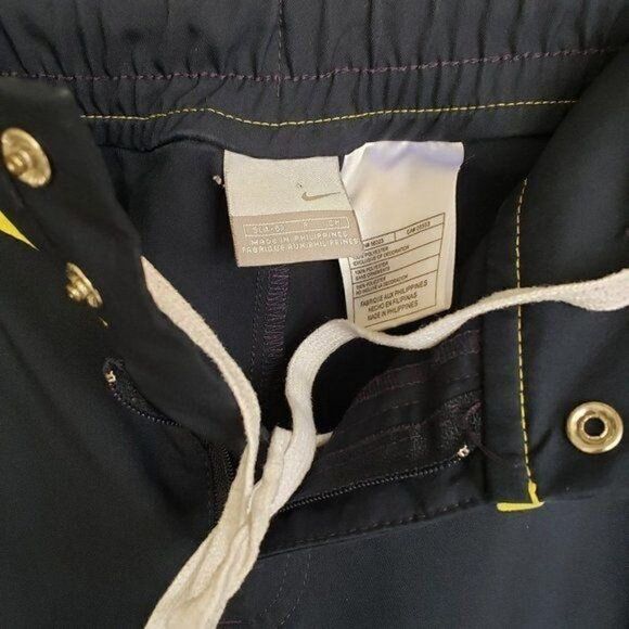 Nike Women's Golf Casual Capri Cropped Pants Navy Yellow Small NWOT - Picture 7 of 8